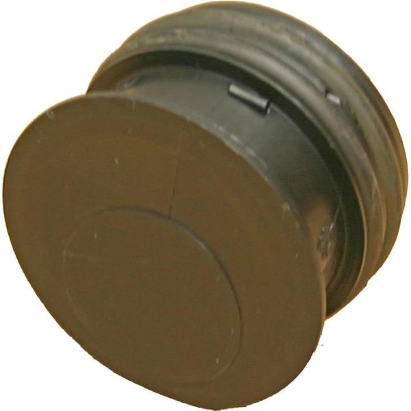 Pipelife 180904 Propp för slätände 75 mm, svart
