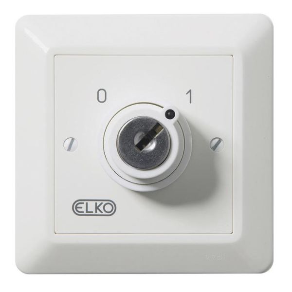 Elko EKO05529 Nyckelbrytare 2-pol, med lås och nycklar