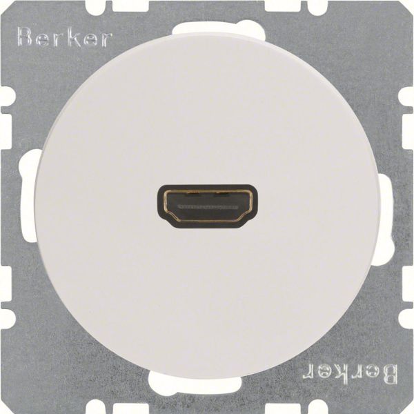 Hager 3315422089 HDMI-uttag R.1/R.3 Polarvit