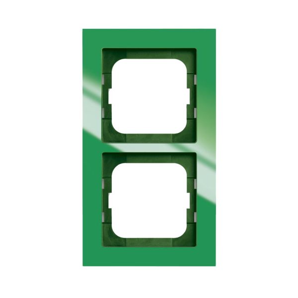 ABB Axcent Kombinationsram grön 2-fack