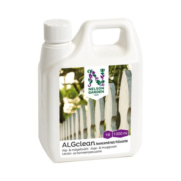 Nelson Garden ALGclean Alg- och mögeltvätt koncentrat, 1 l