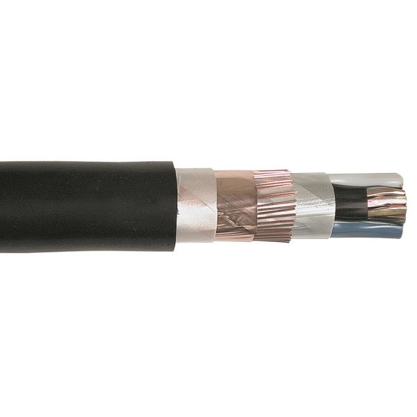 Nexans 15133398-201-05 Jordkabel FXQJ, 1 kV 4x6/6 mm², trumma 500 m
