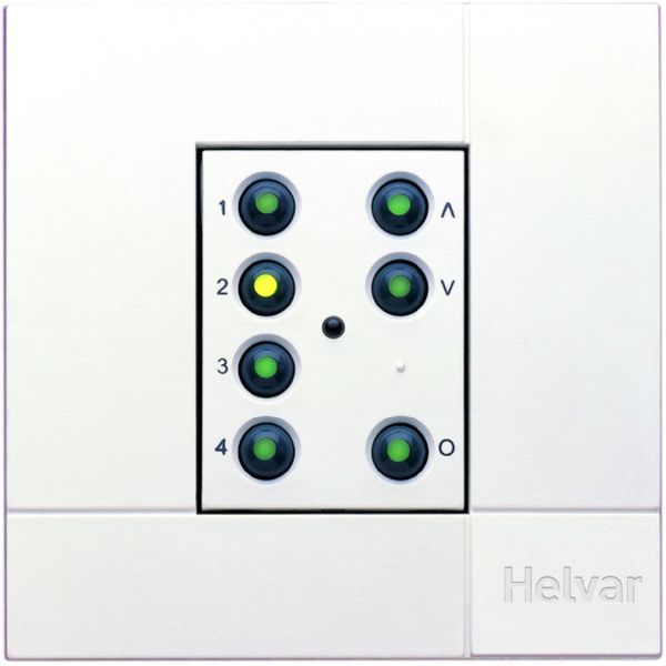Helvar 125200 Panel 7 knapp, 4 scener