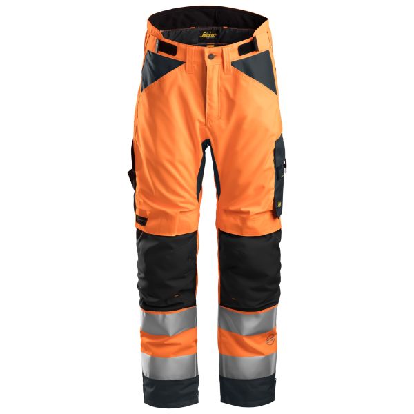 Snickers Workwear 6639 AllroundWork Vinterbyxa varsel, orange, kort storlek Varsel, Orange