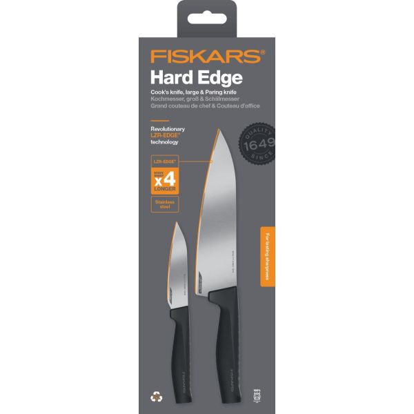 Fiskars Hard Edge 1051778 Knivset 2 delar