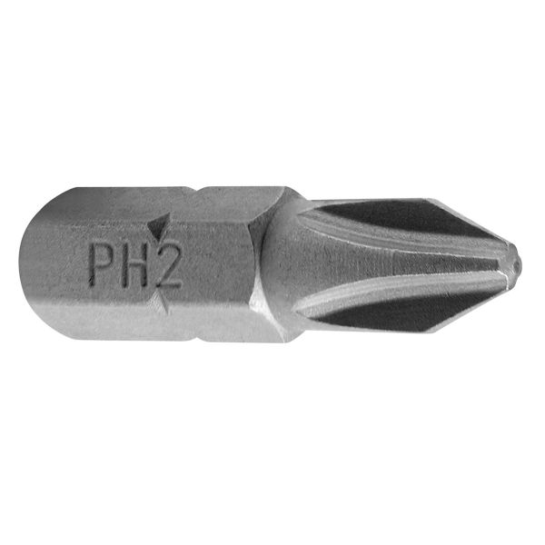 Ironside 201633 Bits phillips, 1/4", 25 mm, 10-pack PH2