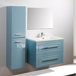 Badrumsmöbler MF-1811 - Tvättställ med spegel - Badrumspaket, Badrumsmöbler