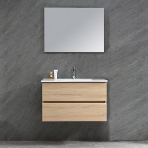 Badrumsmöbler MF-2112 - Tvättställ med spegel - Badrumspaket, Badrumsmöbler