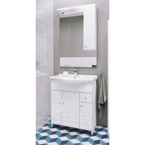 Badrumsmöbler Malibu - Tvättställ med spegelskåp - Badrumspaket, Badrumsmöbler