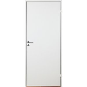 Innerdörr Orust - Kompakt dörrblad i slätt utförande + Handtagskit - Blankt - Enkla inomhusdörrar, Innerdörrar, Dörrar & por