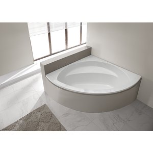 Hörnbadkar - Prestige för inbyggnad | Djup 44cm - Utan - Bubbelbadkar & massagebadkar, Badkar