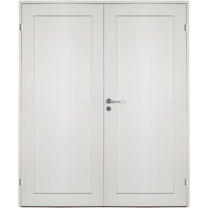 Parinnerdörr Öland - 1-spegel - Massiv + Handtagskit - Blankt - Parinnerdörrar, Innerdörrar, Dörrar & portar