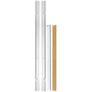 Komplett karmset till pardörr med tröskelplatta - Vit - Tröskelplatta 9 mm, 92 mm - Dörrkarmar, Innerdörrar, Dörrar & portar