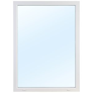 PVC-fönster - Fast 3-glas - U-värde 0,96 - Klarglas, 6x6 - PVC-fönster, Fönster