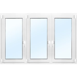 PVC-fönster | 3-glas | 3-luft | inåtgående | U-värde 0,96 - Klarglas, 18x6 - PVC-fönster, Fönster
