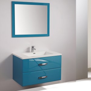 Badrumsmöbler MF-1812 - Tvättställ med spegel - Badrumspaket, Badrumsmöbler