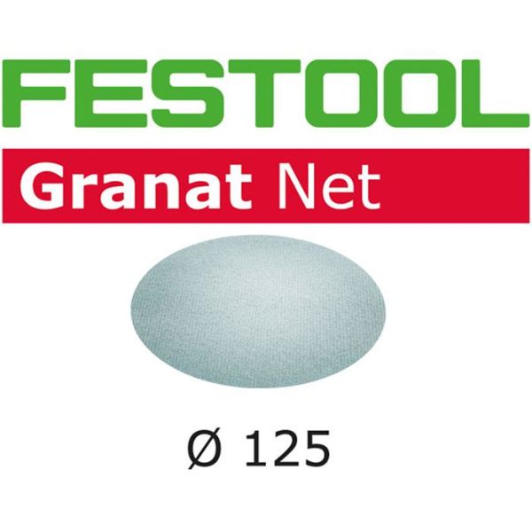 Festool STF D125 GR NET Nätslippapper 125mm, 50-pack P80