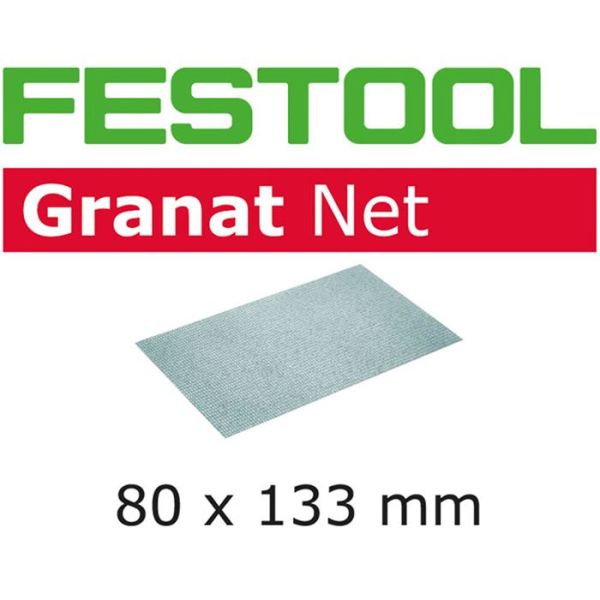 Festool STF 80x133mm GR NET Nätslippapper 80x133mm, 50-pack P120