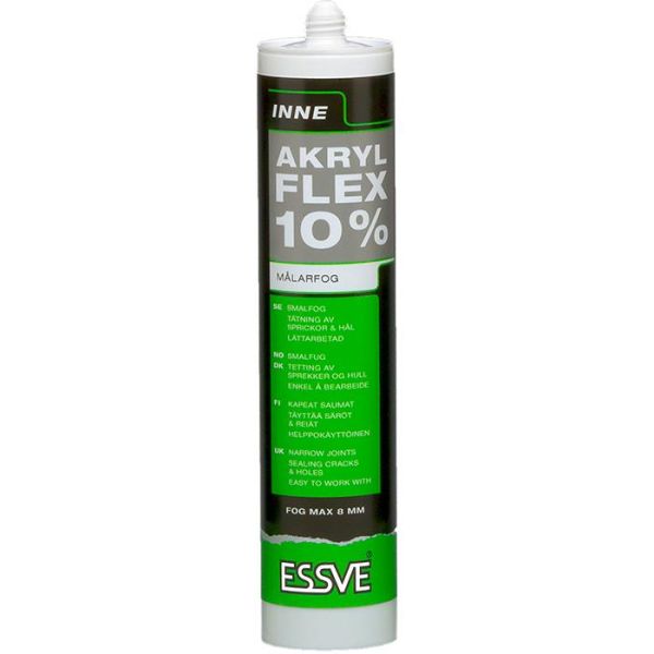 ESSVE FLEX 10% Akryl vit 300ml