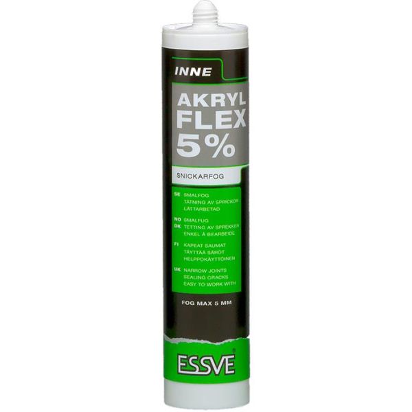 ESSVE FLEX 5% Akryl vit 300ml
