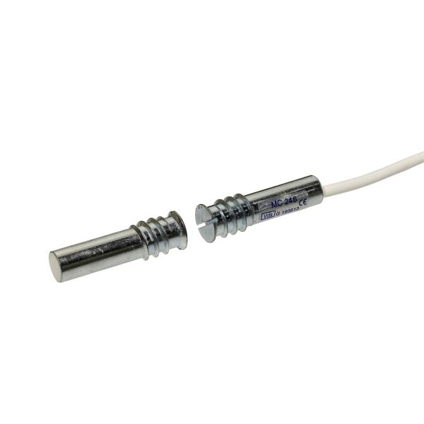 Alarmtech MC 255-6 Magnetkontakt 1 öppnande kontakt 6 m kabel