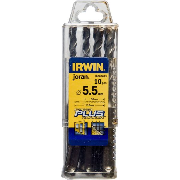 Irwin 10502074 Borr Ø5,5 mm, SpeedHammer Plus, 10-pack Längd: 160 mm