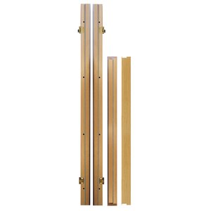 Komplett karmset till pardörr med tröskelplatta & tätninglist - Ekfanér - Tröskelplatta 9 mm, 92 mm - Dörrkarmar, Innerdörra