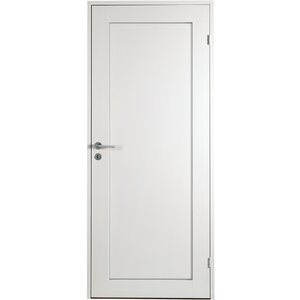 Innerdörr Öland - Massivt dörrblad 1:spegel + Handtagskit - Matt - Enkla inomhusdörrar, Innerdörrar, Dörrar & portar